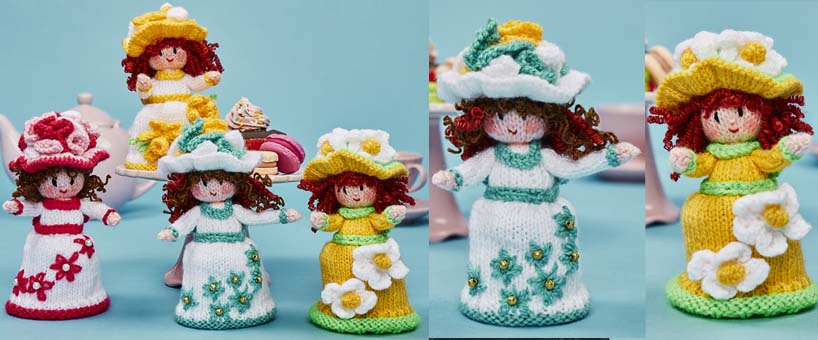 Cupcake Spring Surprise Dolls by elaine ecdesigns 