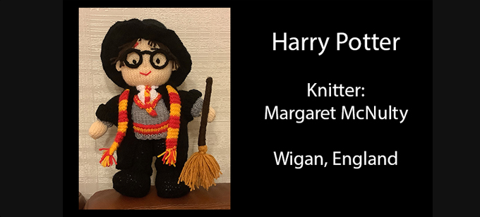 Harry Potter Knitter Margaret McNulty Knitting Pattern by elaine ecdesigns