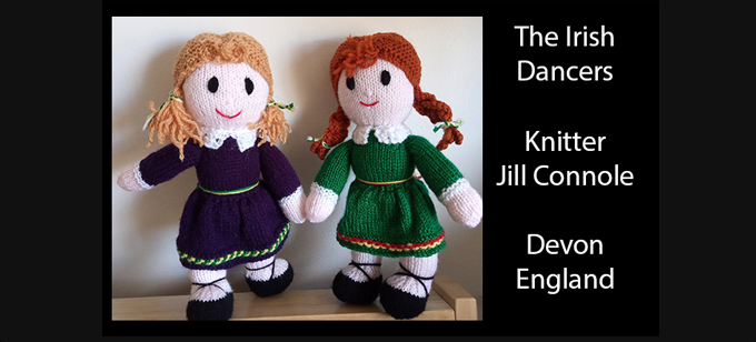 Irish Dancers Knitter Jill Connole Knitting Pattern by elaine ecdesigns