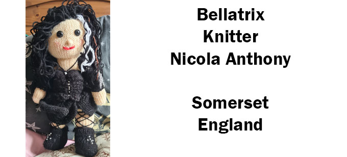 Bellatrix Knitter Nicola Anthony Knitting Pattern by ecdesigns