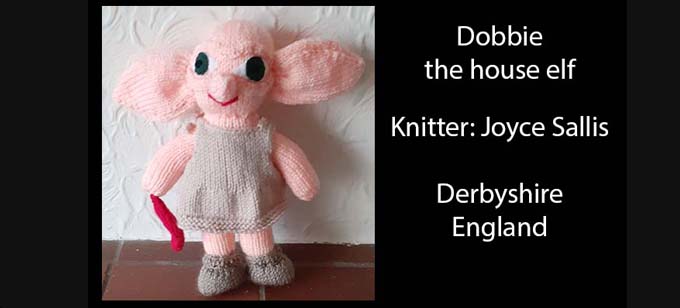 Dobbie Knitter MJoyce Sallis Knitting Pattern by elaine ecdesigns