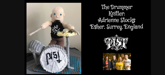 Drummer Knitting Pattern by elaine ecdesigns