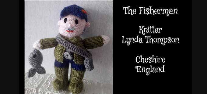 Fisher Knitter Lynda Thompson Knitting Pattern by elaine ecdesigns 