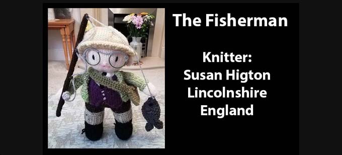 Fisher Knitter Sue Higton Knitting Pattern by elaine ecdesigns