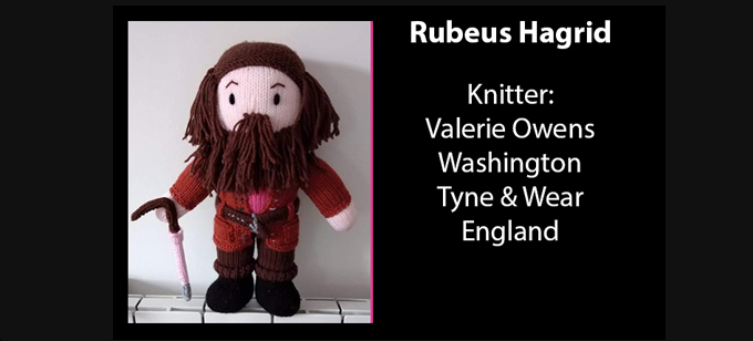 Hagrid Knitter Valerie Owens Knitting Pattern by elaine ecdesigns