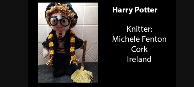 Harry Potter Knitter Michele Fenton Knitting Pattern by elaine ecdesigns