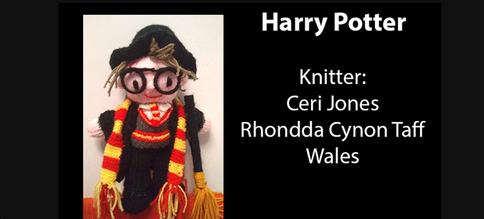 Harry Potter Knitter Ceri Jones  Knitting Pattern by elaine ecdesigns 