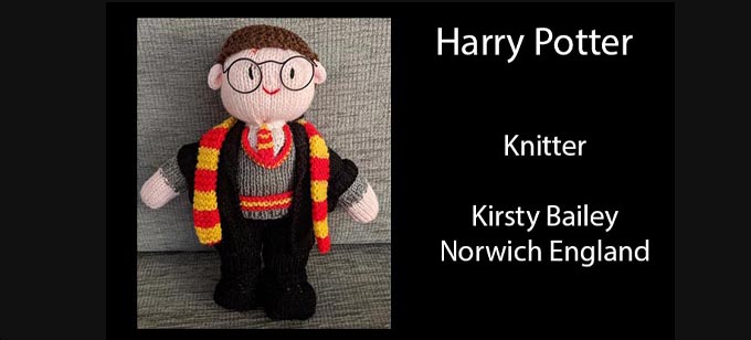 Harry Potter Knitter MKirsty Bailey Knitting Pattern by elaine ecdesigns