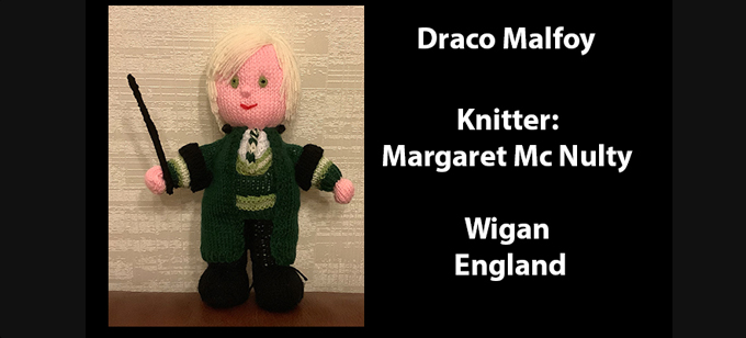 Malfoy Knitter Margaret McNulty Knitting Pattern by elaine ecdesigns