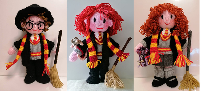 Harry Potter, Hermione granger & Ron Weasley by elaine ecdesigns
