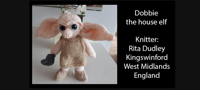 Dobbie Knitter Rita Dudley Knitting Pattern by elaine ecdesigns