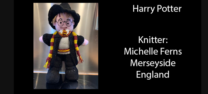 Harry Potter Knitter Michelle Ferns Knitting Pattern by elaine ecdesigns