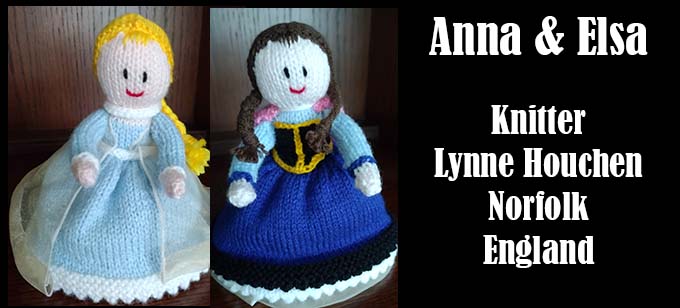 ANNA & ELSA knitter Lynne Houchen England