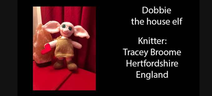 Dobbie Knitter Tracey Broome Knitting Pattern by elaine ecdesigns