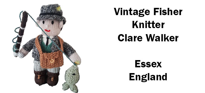 The Vintage Fisherman Knitter Clare Walker- Knitting Pattern by ecdesigns