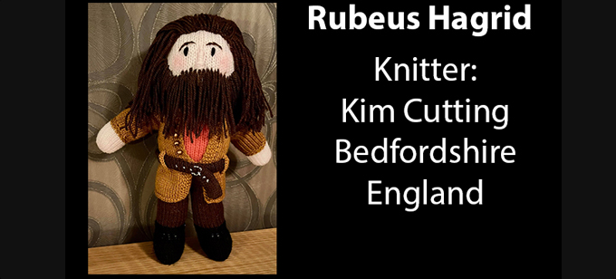 Hagrid Knitter Kim Cutting Knitting Pattern by elaine ecdesigns