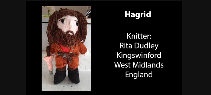 Hagrid Knitter Rita Dudley Knitting Pattern by elaine ecdesigns