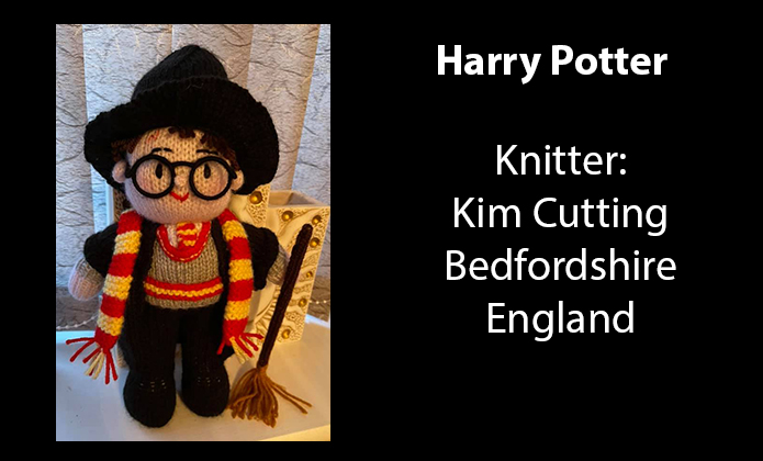 Harry Potter knitter Kim Cutting  Knitting Pattern by Elaine ecdesigns