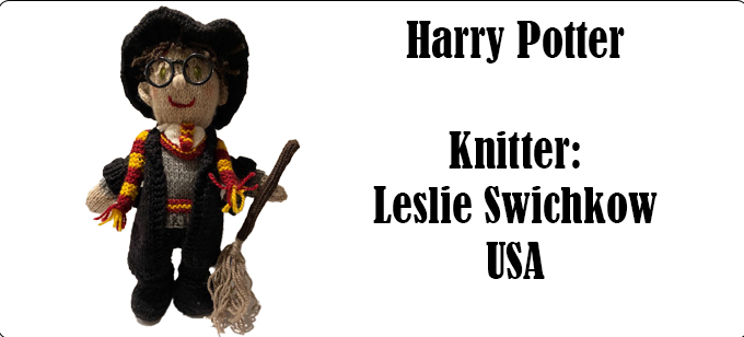 Harry Potter Knitter Leslie Swichkow - Knitting Pattern by Elaine https://ecdesigns.co.uk