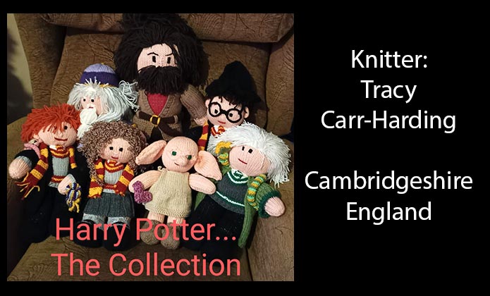 Harry Potter Knitter Tracy Carr Harding Knitting Pattern by elaine ecdesigns