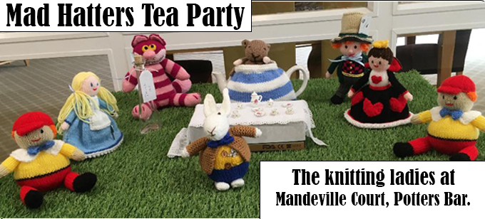 Mad Hatters Tea Party Knitters: the knitting ladies at Mandeville Court, Potters Bar - Knitting Pattern by Elaine https://ecdesigns.co.uk