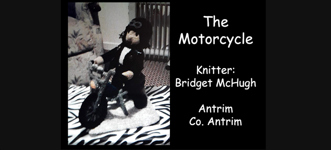 Motorcycle Knitter Bridget McHugh Knitting Pattern by elaine ecdesigns