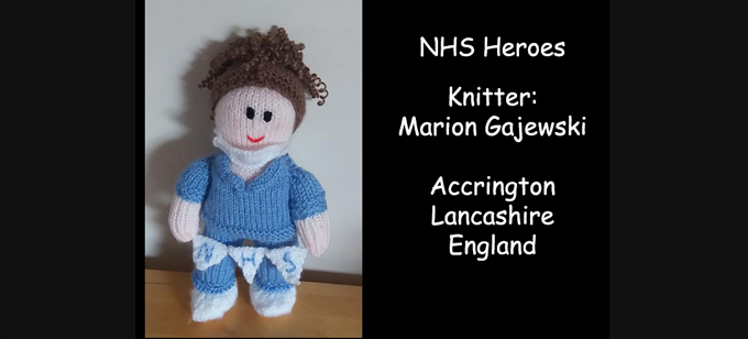 NHS Nurses Knitting Pattern by elaine ecdesigns