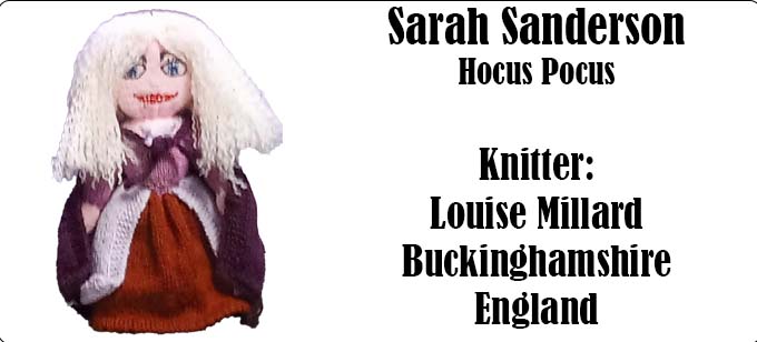 Sarah Sanderson Knitter Louise Millard England, Pattern Design by Elaine https://ecdesigns.co.uk