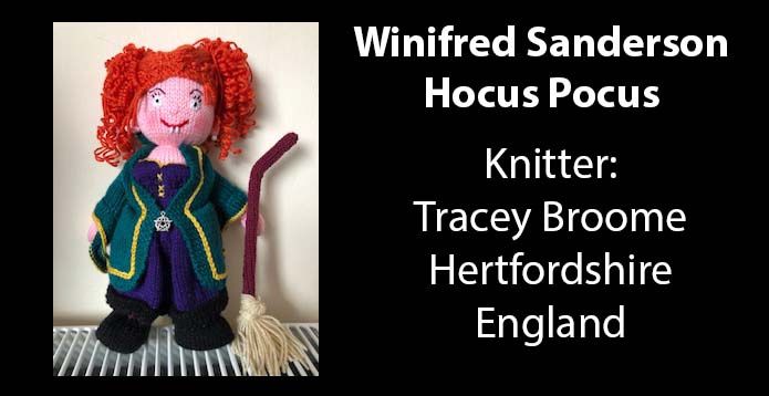 Winnifred Knitter Tracey Broome Knitting Pattern by elaine ecdesigns