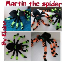 Martin The Spider PDF Knitting Pattern 