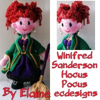 Winifred Sanderson - Hocus Pocus Knitting Pattern
