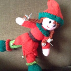 Jingle Bells Christmas Elf Knitting Pattern 