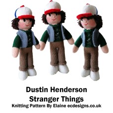 Dustin Henderson Stranger Things Knitting Pattern