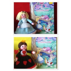 Alice in Wonderland/Queen of Hearts & The Mad Hatter Knitting Pattern 